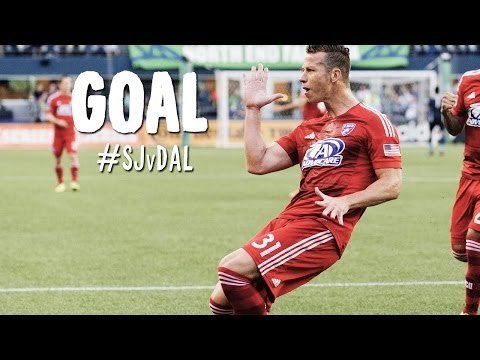 GOAL: Michel unleashes a thunderbolt freekick | San Jose Earthquakes vs. FC Dallas