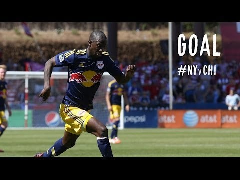 GOAL: Bradley Wright-Phillips rifles half volley past Johnson | NY Red Bulls vs Chicago Fire