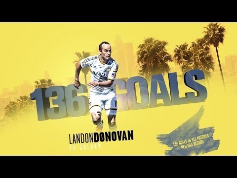 GOAL RECORD: All of Landon Donovan's 136 MLS regular season goals