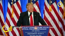 In 60 Seconds: President Elect Trump Holds First Official Press Conference