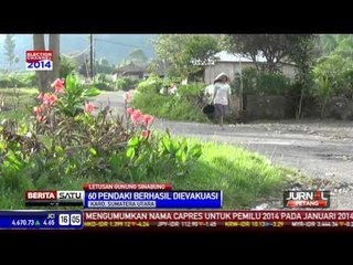 60 Pendaki Sinabung Telah Dievakuasi