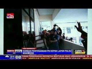 Tiga Korban Penyerangan di PN Depok Lapor Polisi