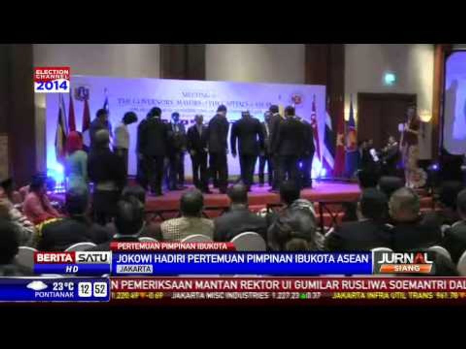 Jokowi Bertemu Para Pimpinan Ibukota Negara-Negara  ASEAN