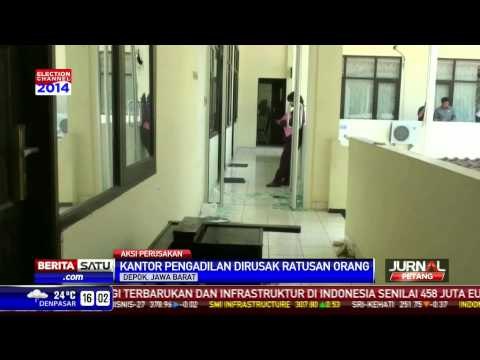 Ormas Pemuda Pancasila Merusak PN Depok