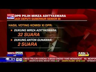 Mirza Adityaswara Terpilih Sebagai Deputi Gubernur Senior BI