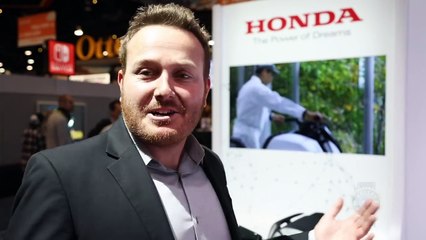 Honda Riding Assist Self-balancing Technology - CES 2017