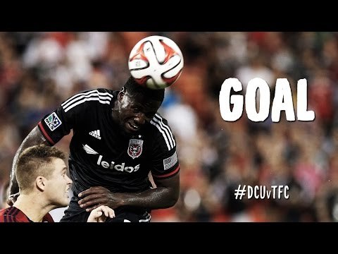 GOAL: Eddie Johnson heads one home after brilliant cross from Kitchen | D.C. United vs Toronto FC