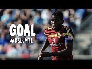GOAL: Olmes Garcia rises up to power home the header | Real Salt Lake vs Montreal Impact