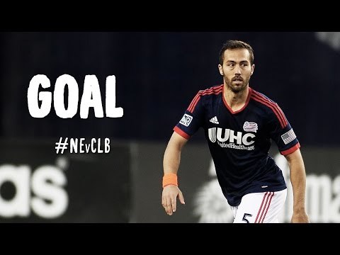 GOAL: A.J. Soares darts a header by Steve Clark | NE Revolution vs. Columbus Crew |
