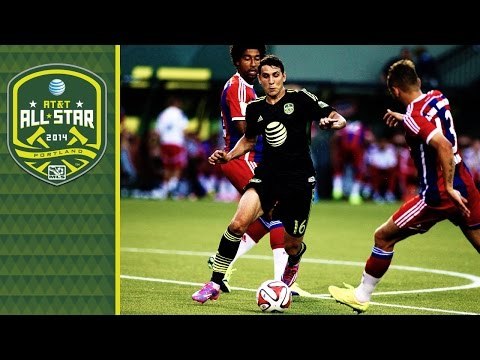 ESPAÑOL: Diego Valeri despues de la victoria de MLS sobre Bayern Munich