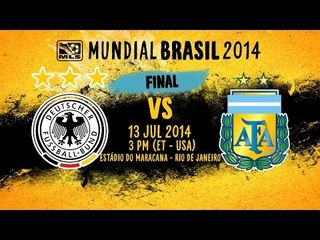 ESPAÑOL: Llegamos Al Gran Final: Alemania vs Argentina | 13 Julio 3PM