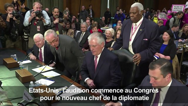 Etats-Unis: Rex Tillerson au Congrès pour son audition