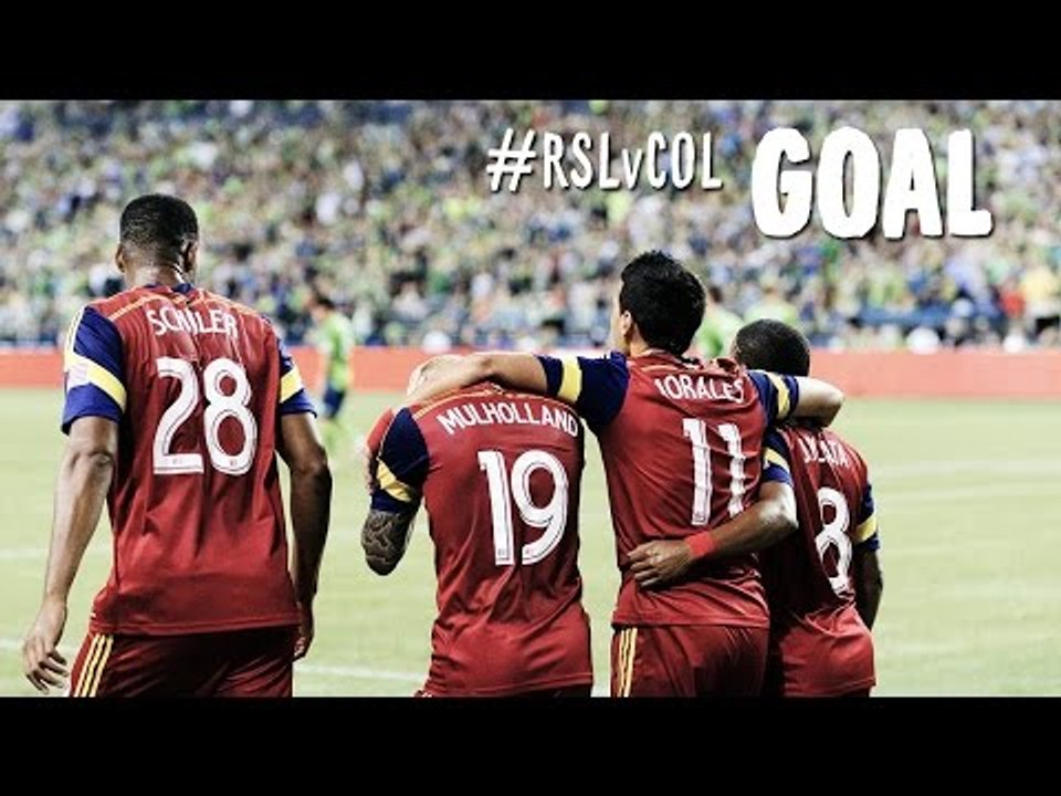 GOAL: Javier Morales puts a corner in just the right place | Real Salt Lake v Colorado Rapids