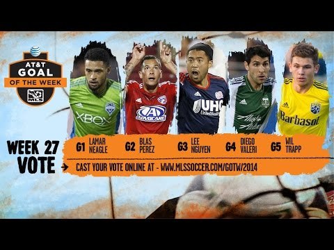 2014 AT&T Goal of the Week Nominees: Week 27