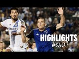 HIGHLIGHTS: San Jose Earthquakes vs LA Galaxy | September 14, 2014