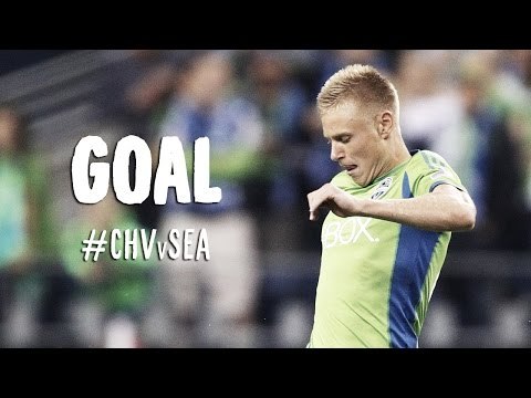 GOAL: Andy Rose slides in to volley one home | Chivas USA vs Seattle Sounders FC