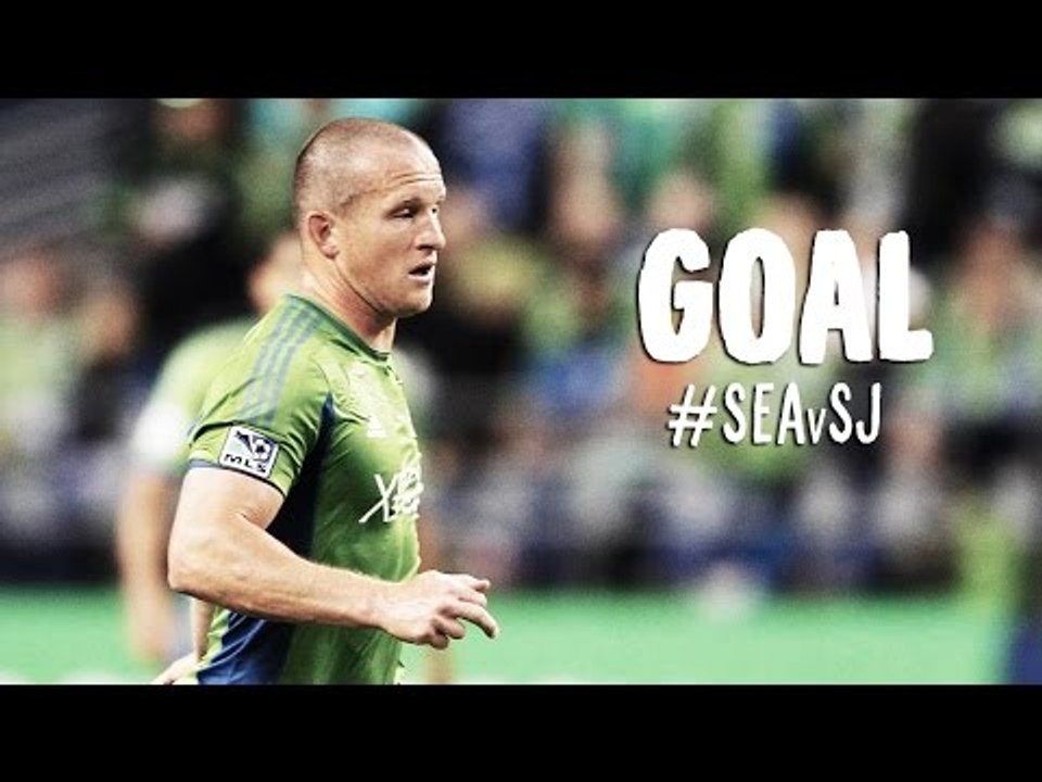 GOAL: Chad Barrett opens the scoring right at the restart | Seattle Sounders vs San Jose Earthquakes