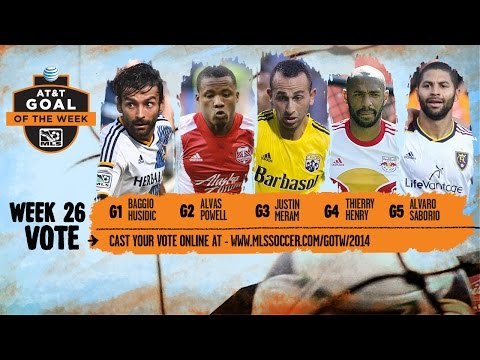 2014 AT&T Goal of the Week Nominees: Week 26