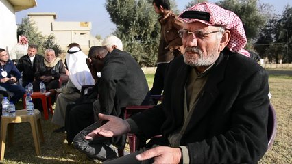 Irak: visite du CICR dans un camp de déplacés