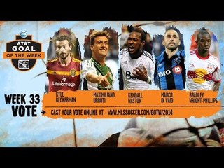 2014 AT&T Goal of the Week Nominees: Week 33