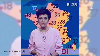 La première météo de Catherine Laborde... qui a bien failli être gâchée par sa fille !