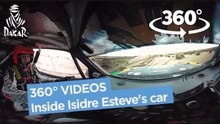 360° Videos - Inside Isidre Esteve's car (340) - Dakar 2017