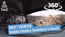360° Videos - Inside Dmitry Sotnikov's truck (513) - Dakar 2017