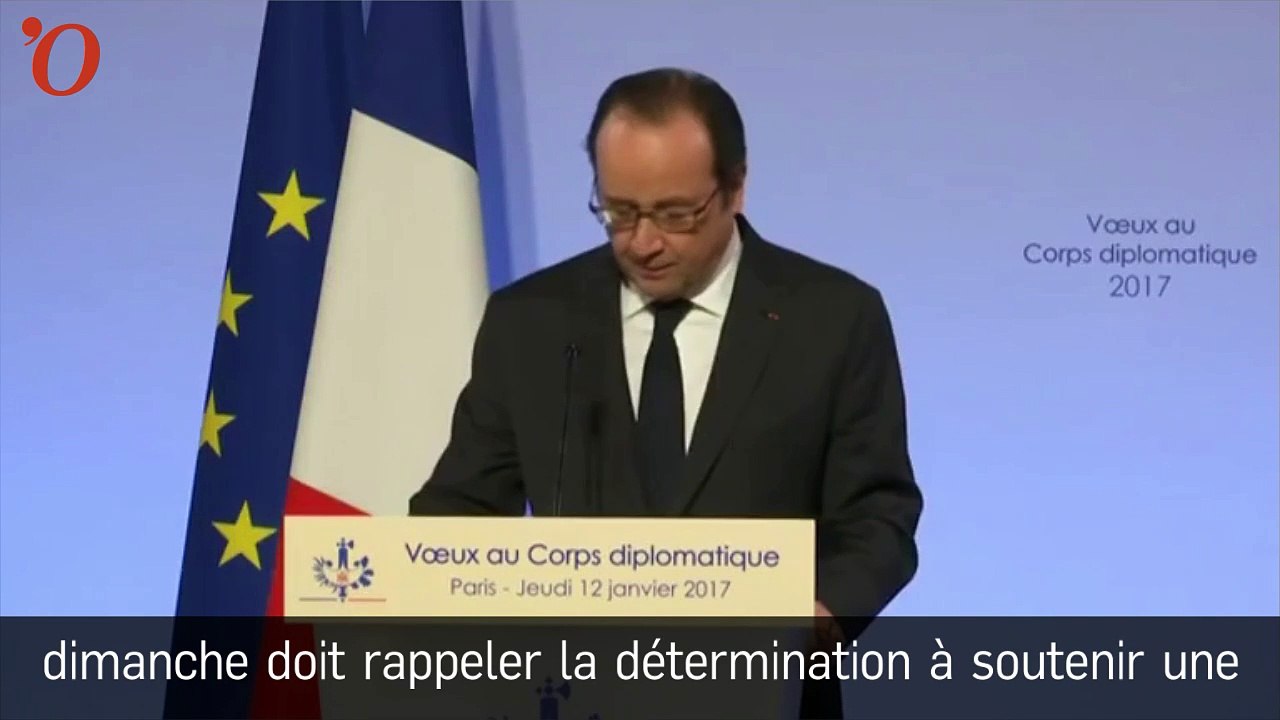 François Hollande : «La paix sera faite par les Israéliens et les Palestiniens et par personne d’autre»