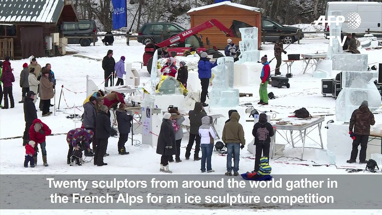 International sculpture contest held in France's Valloire