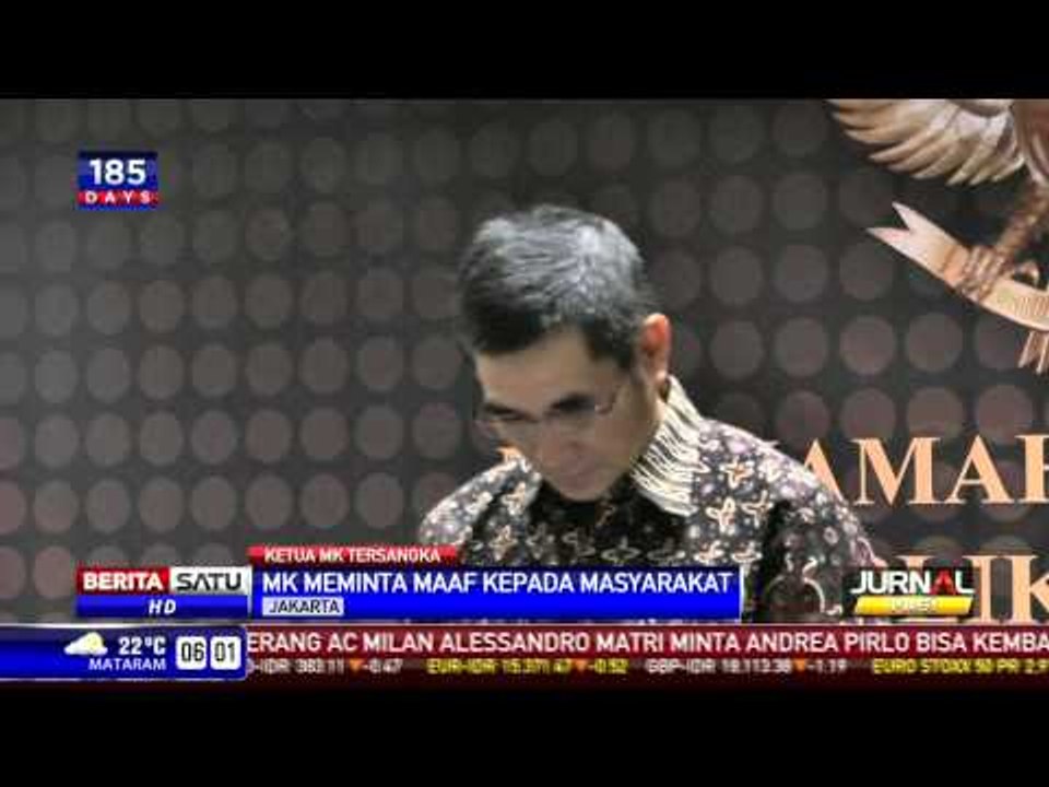 Mahkamah Konstitusi Meminta Maaf