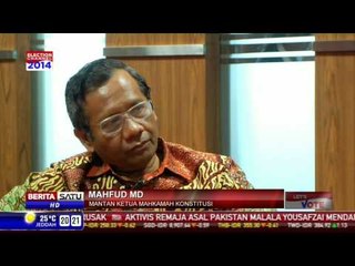 Mahfud MD: Suap Terjadi Karena Orang Tidak Mau Kalah