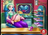 NEW мультик онлайн для девочек—Беременная Эльза на осмотре—Игры для детей