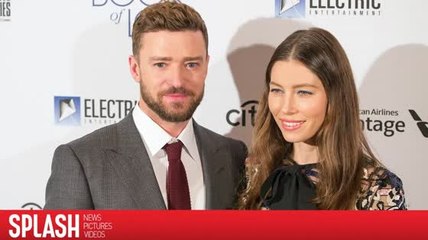Justin Timberlake und Jessica Biel strahlen auf dem roten Teppich