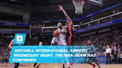 Charter plane carrying Miami Heat players slides on taxiway