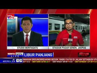 Diperkirakan Malam Ini Puncak Arus Balik di Stasiun Senen