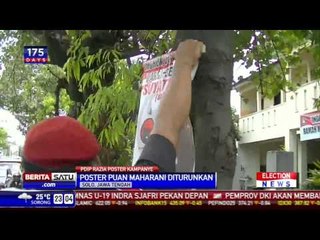 DPC PDIP Turunkan Poster dan Spanduk Calegnya
