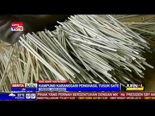 Perajin Tusuk Sate Berlimpah Rejeki di Hari Idul Kurban