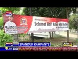 Sejumlah Partai Kampanye dengan Spanduk Ucapan Selamat Idul Adha