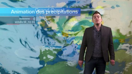 Prévisions météo pour la journée du vendredi 13 janvier