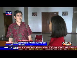 KPU Serang Balik Kritikan Soal DPT Bermasalah