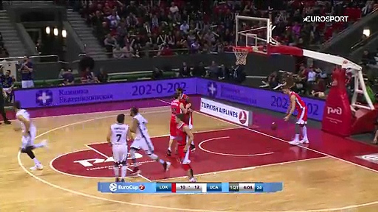 Eurocup: Lokomotiv Kuban Krasnodar - UCAM Murcia (Özet)