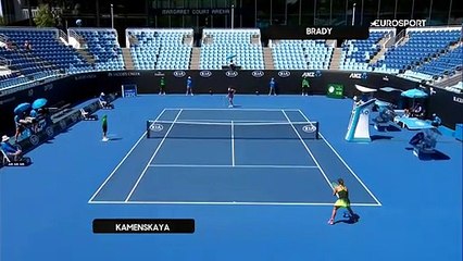 Avustralya Açık: Brady - Kamenskaya (Özet)