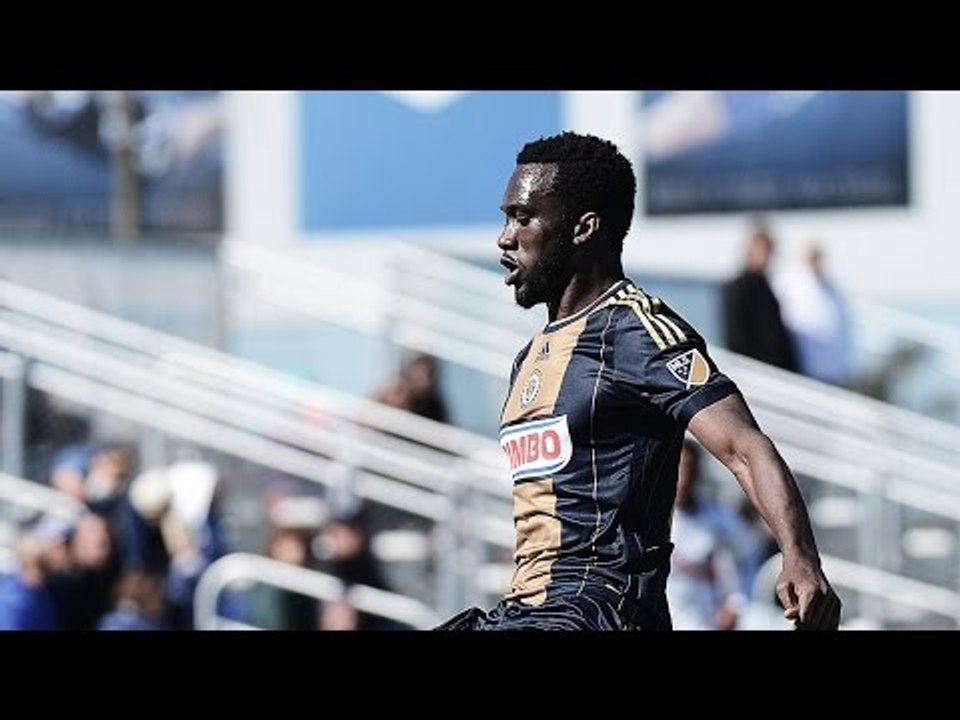 GOAL: C.J. Sapong flies in to kick home an equalizer | New York City FC vs Philadelphia Union