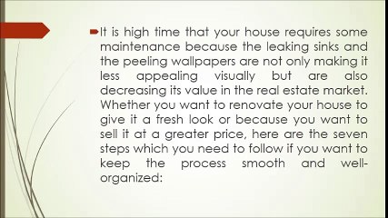 7 Steps to Follow for Home Renovation