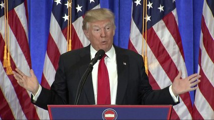 Beschimpfungen im Trump-Tower: Neuer Präsident betreibt Medienschelte