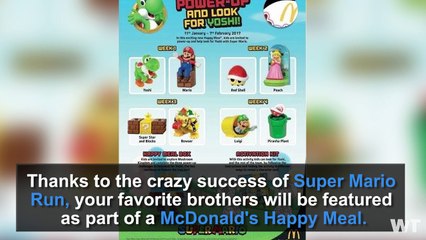 Super Mario Bros are BACK as Happy Meal Toys!