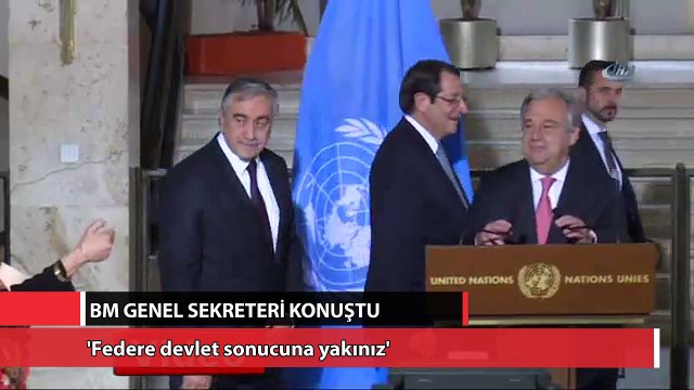 Guterres: Federe devlet sonucuna yakınız