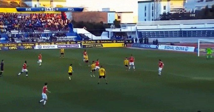 Christian Pulisic Goal HD - Borussia Dortmund 1-0 Standard Liege 12.01.2017