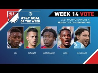 Top 5 MLS Goals | AT&T Goal of the Week (Wk 14)