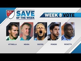 Top 5 MLS Saves | Save of the Week (Wk 8)